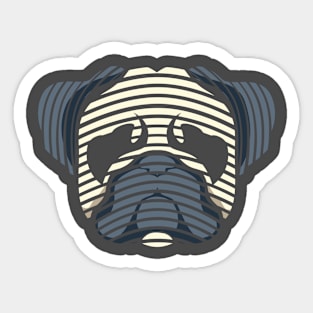 Pug Dog Pet Lover Sticker